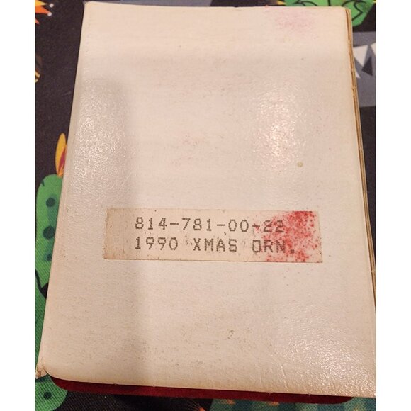 Waterford Crystal 1990 12 Days of Christmas Ornament With Red Velvet Box - Picture 3 of 6